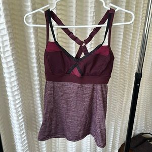 Lululemon sports bra tank top